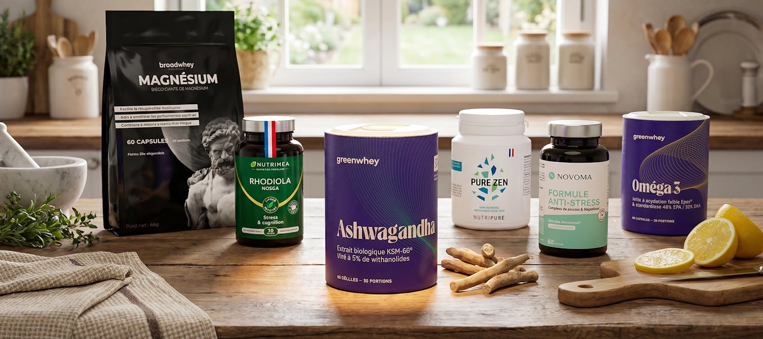 Meilleur complément alimentaire pour baisser le cortisol : top 6